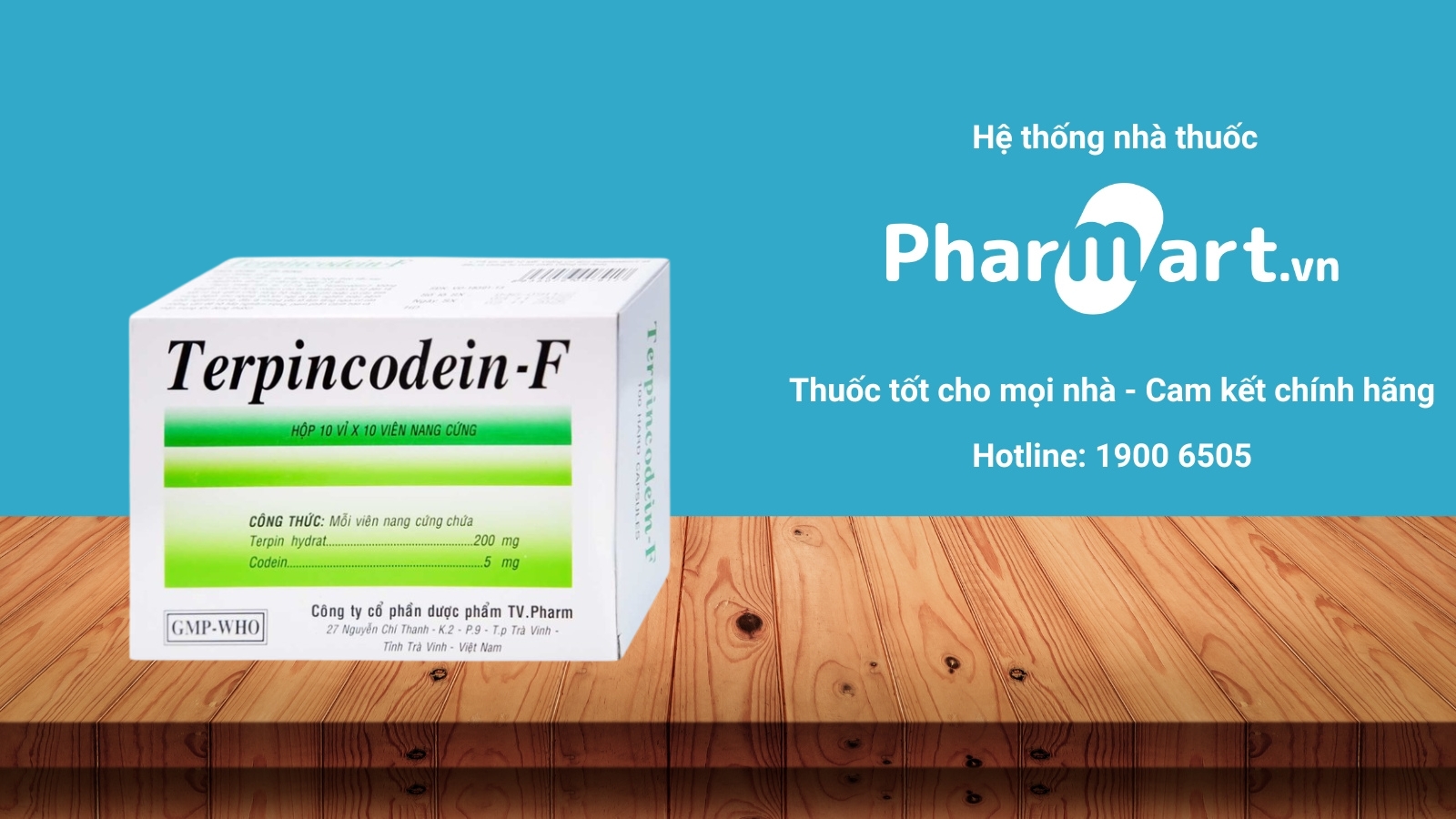 Mua ngay Thuốc Terpincodein-F chính hãng tại Pharmart.vn
