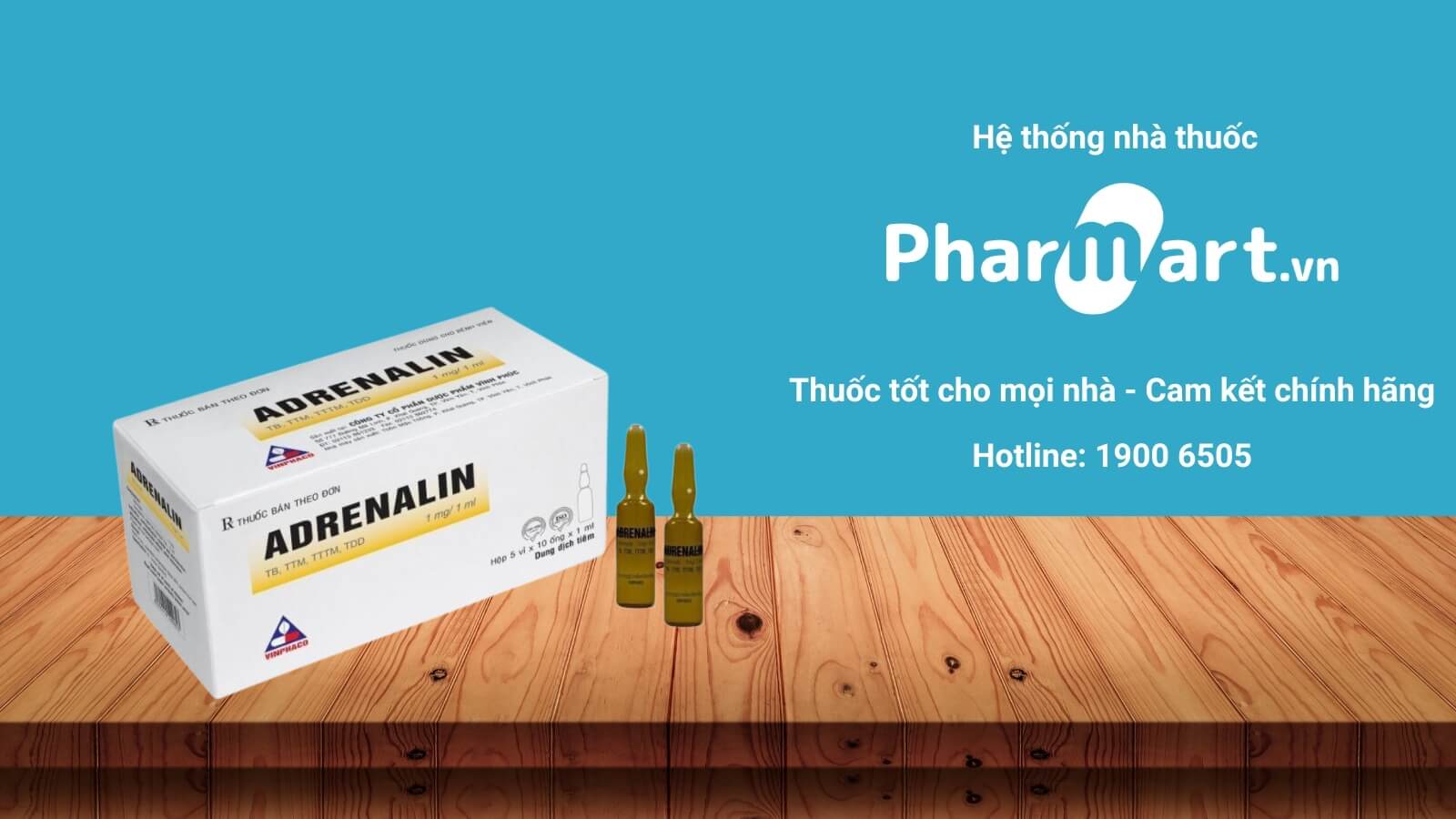 Mua Thuốc tiêm Adrenalin 1mg/1ml chính hãng tại Pharmart.vn