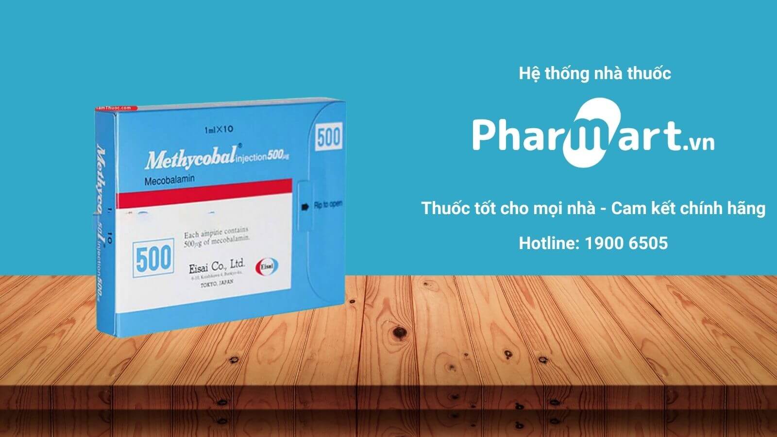 Mua ngay Methycobal tiêm chính hãng tại Pharmart.vn