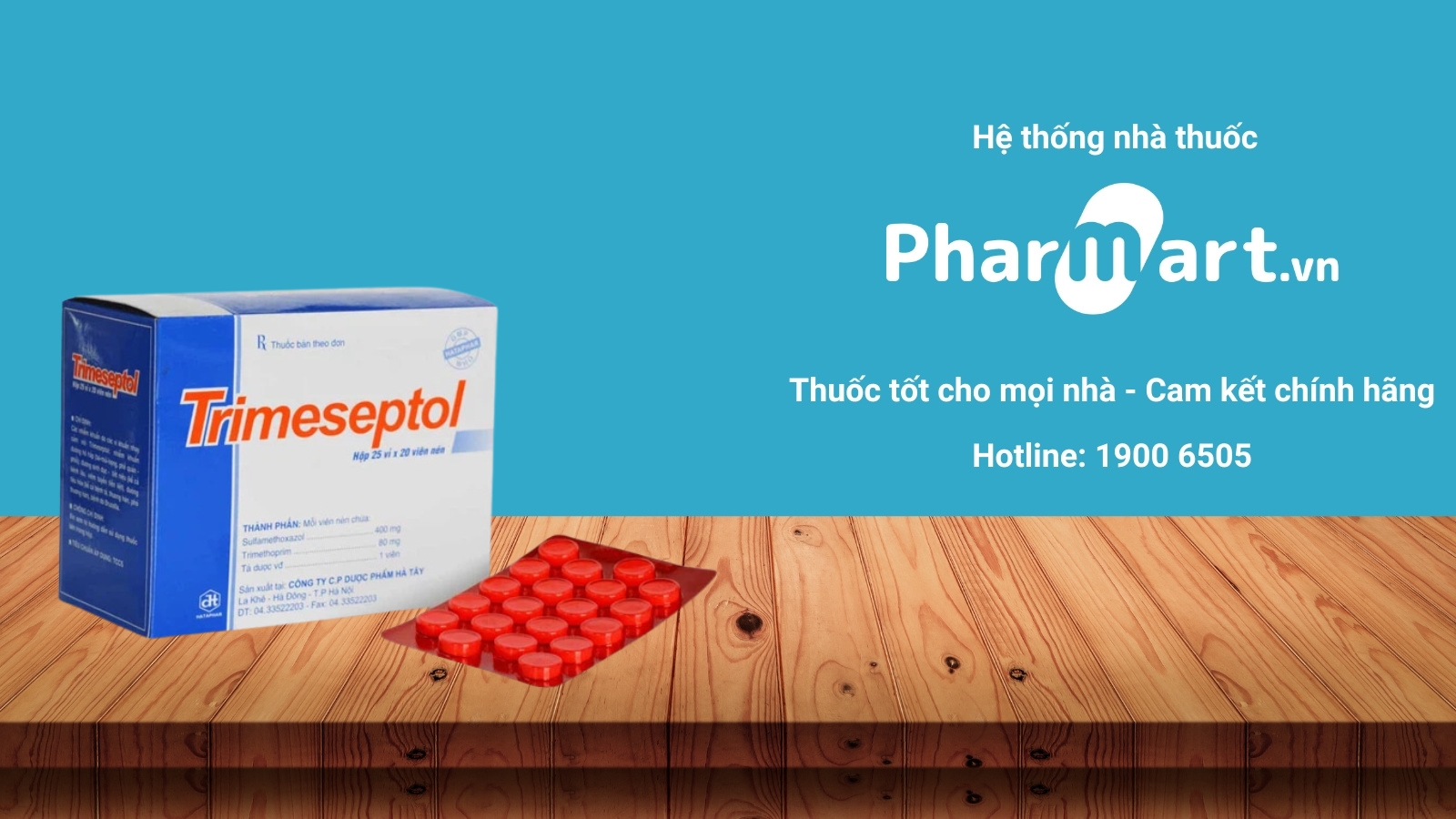 Mua ngay thuốc Trimeseptol chính hãng tại Pharmart.vn