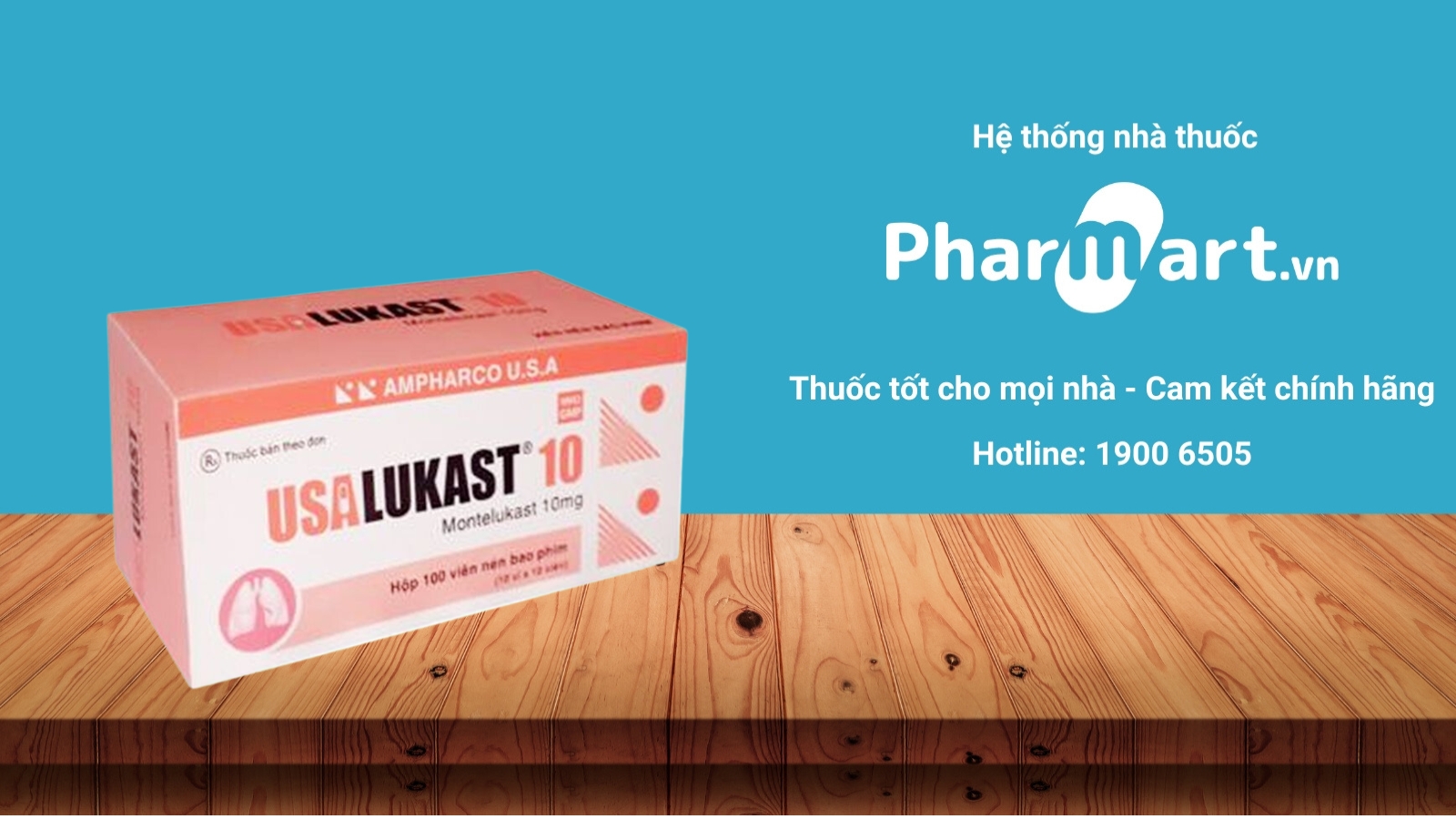 Mua ngay thuốc Usalukast 10mg chính hãng tại Pharmart.vn