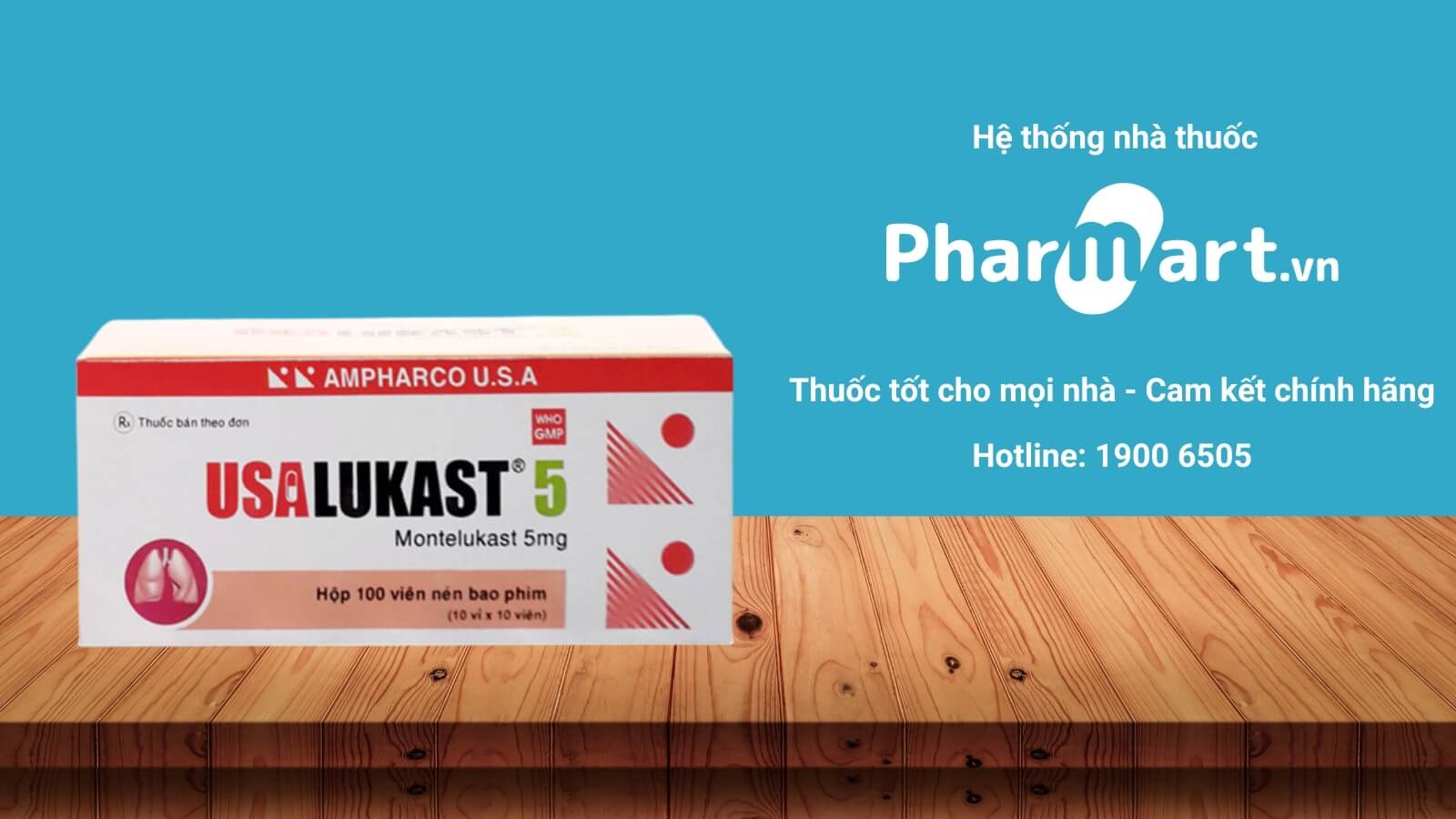 Mua Thuốc Usalukast 5mg chính hãng tại Pharmart.vn
