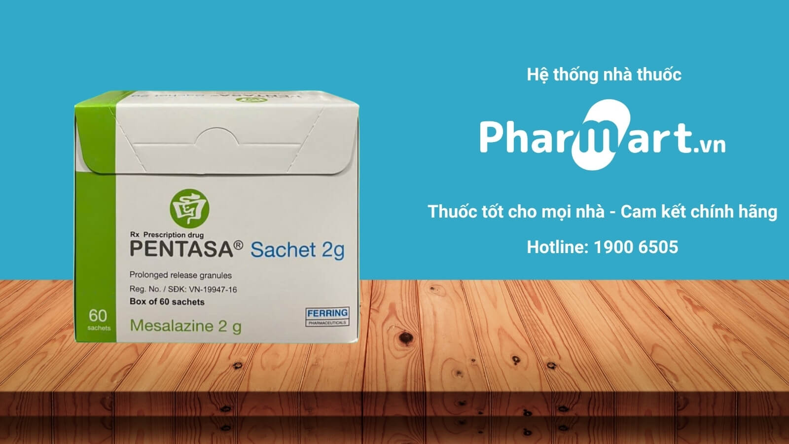 Mua ngay Pentasa 2g tại Pharmart.vn