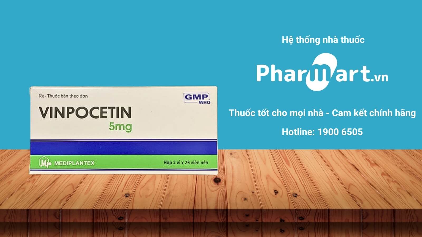 Mua ngay Vinpocetin 5mg tại Pharmart.vn