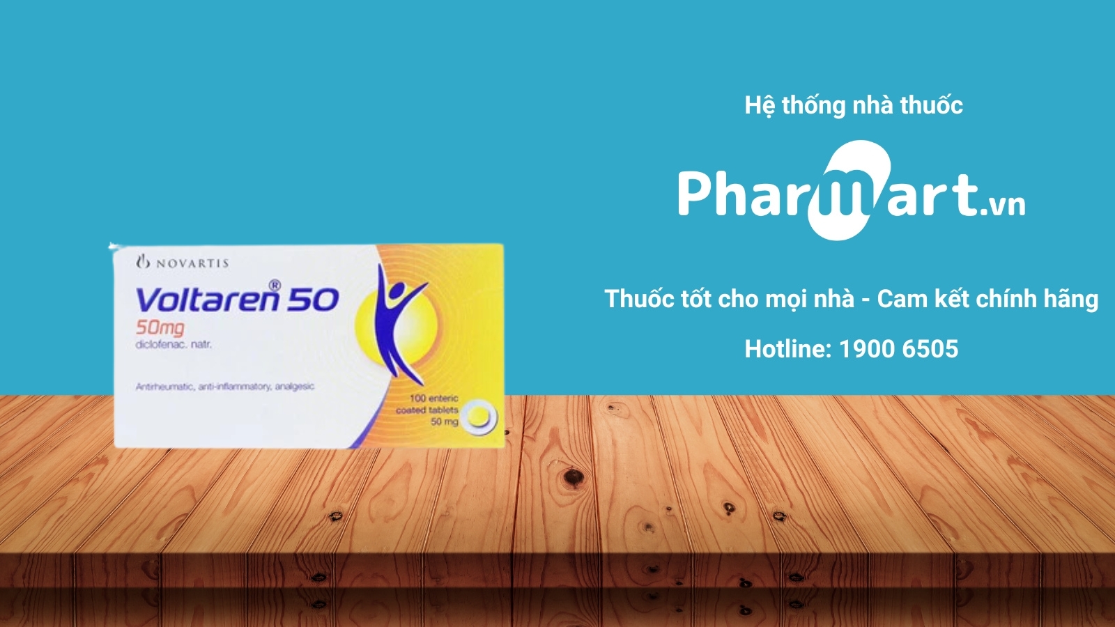 Mua ngay thuốc Voltaren 50 chính hãng tại Pharmart.vn