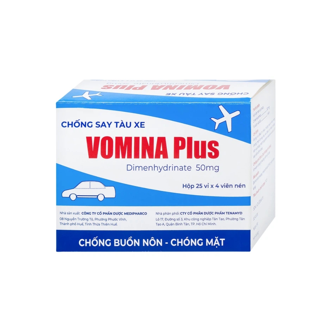 Vomina plus chống say tàu xe