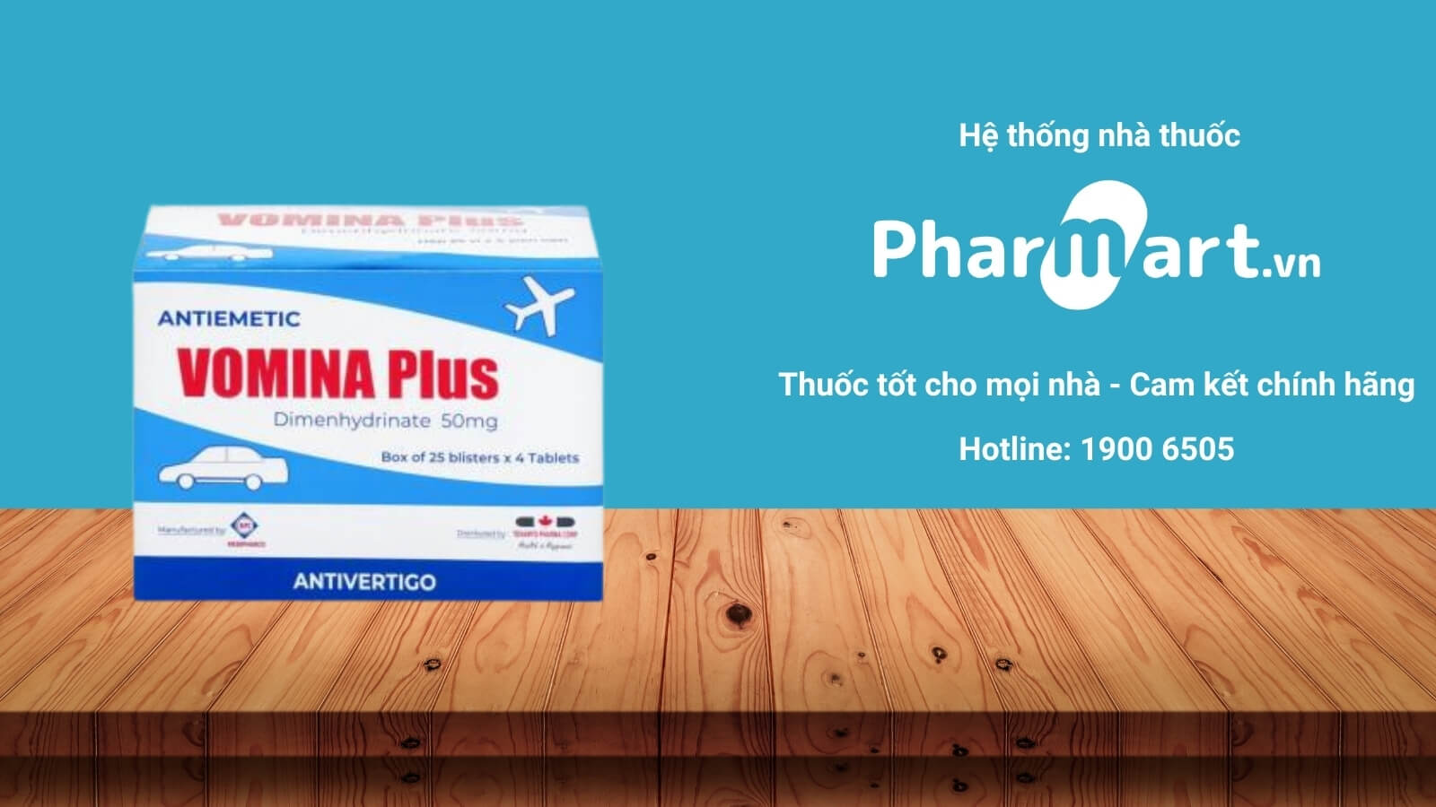 Mua ngay Vomina Plus tại Pharmart.vn