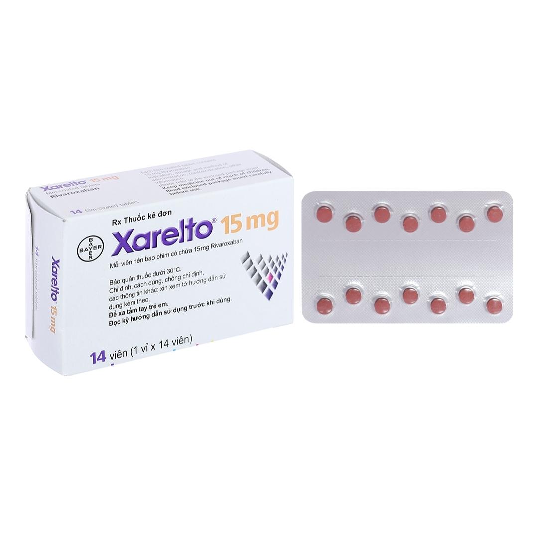 Xarelto 15mg Dự phòng đột quỵ, tắc mạch Pharmart.vn