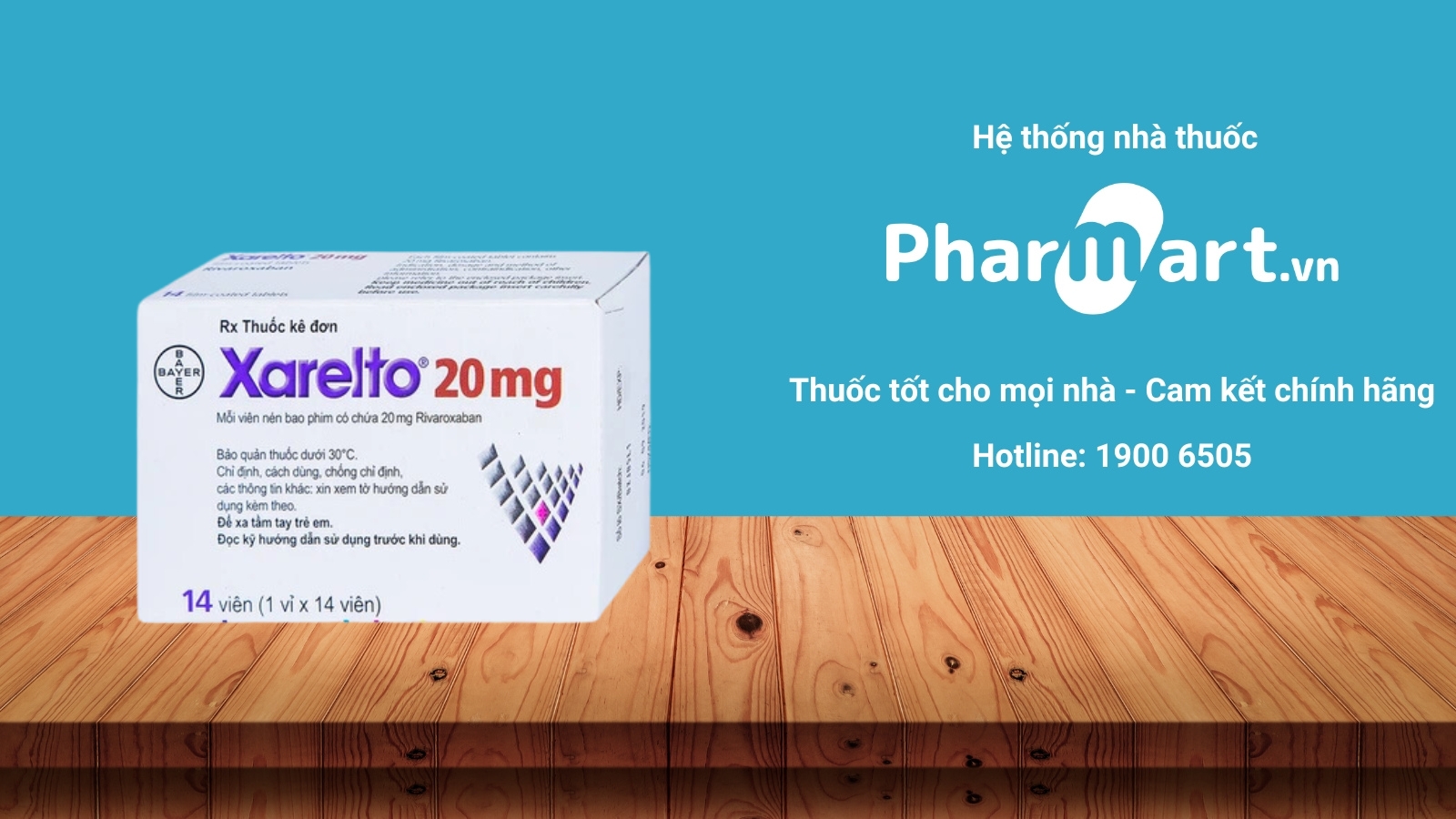 Mua ngay thuốc Xarelto 20mg chính hãng tại Pharmart.vn