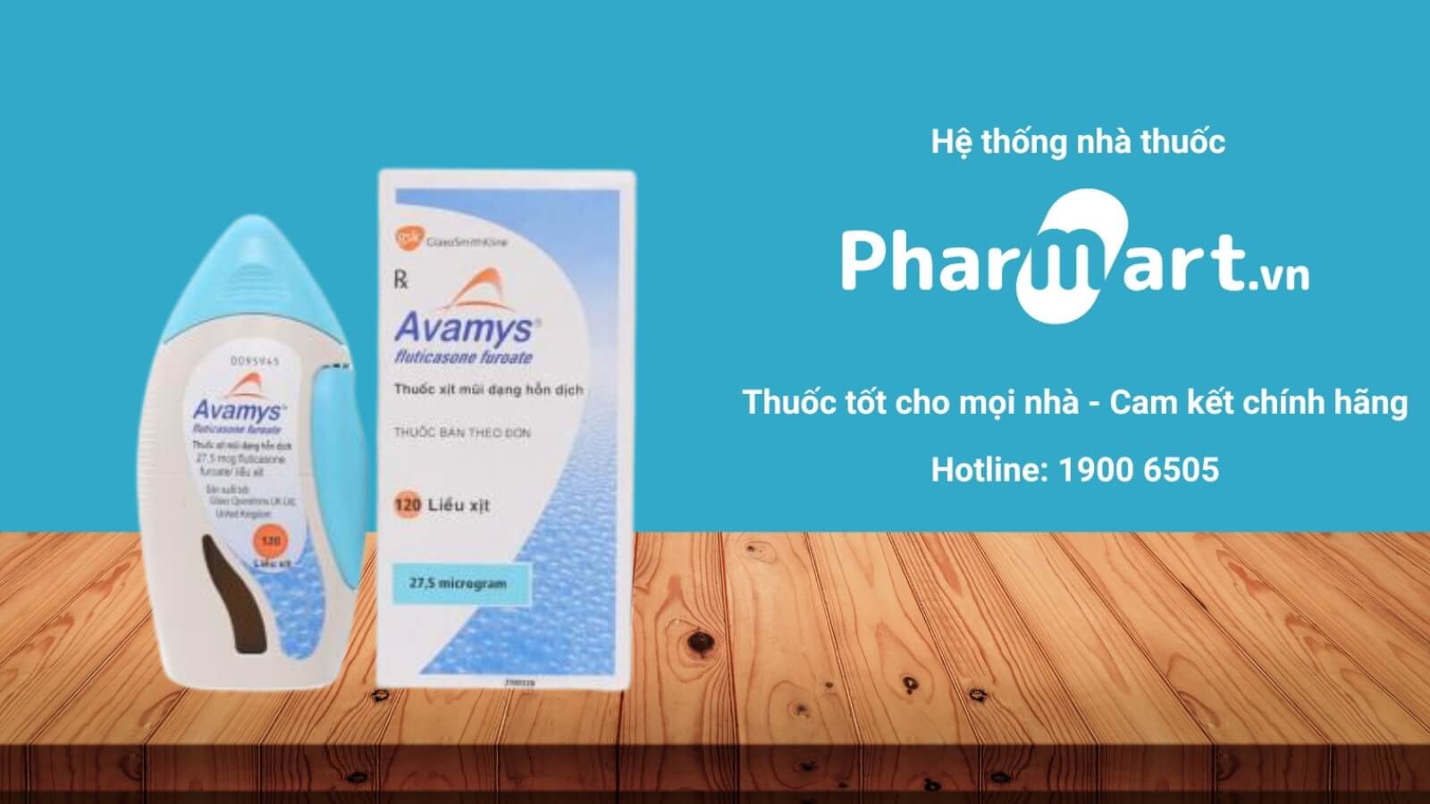 Mua Thuốc xịt mũi Avamys 120 chính hãng tại Pharmart.vn