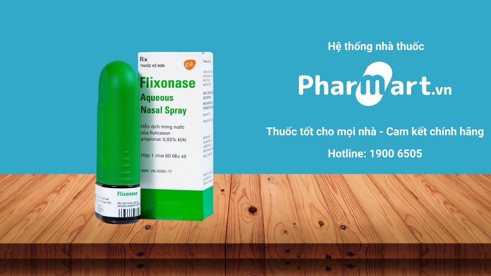 Mua ngay Thuốc xịt mũi Flixonase 0.05% chính hãng tại Pharmart.vn