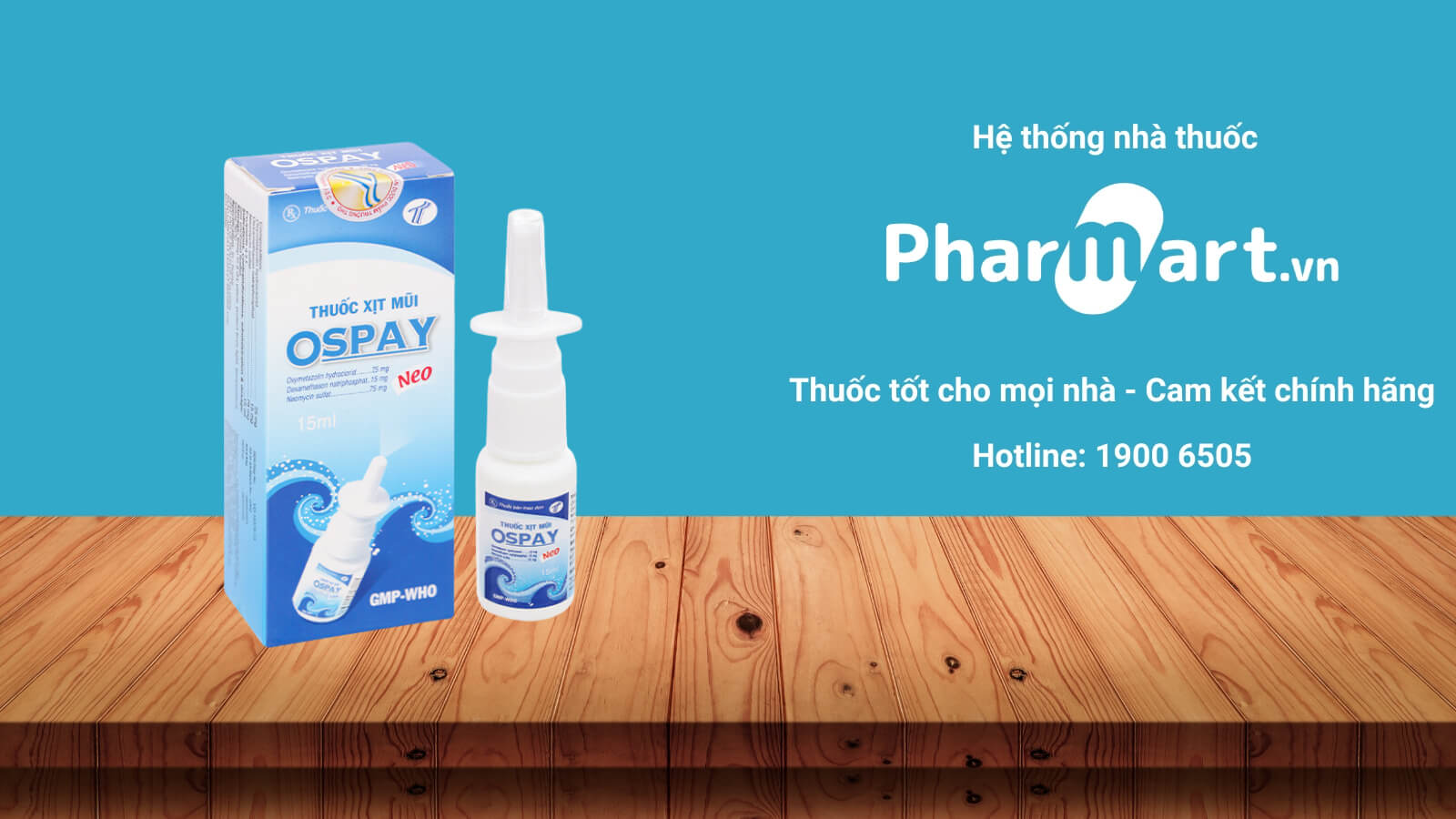 Mua ngay Thuốc xịt mũi Ospay chính hãng tại Pharmart.vn