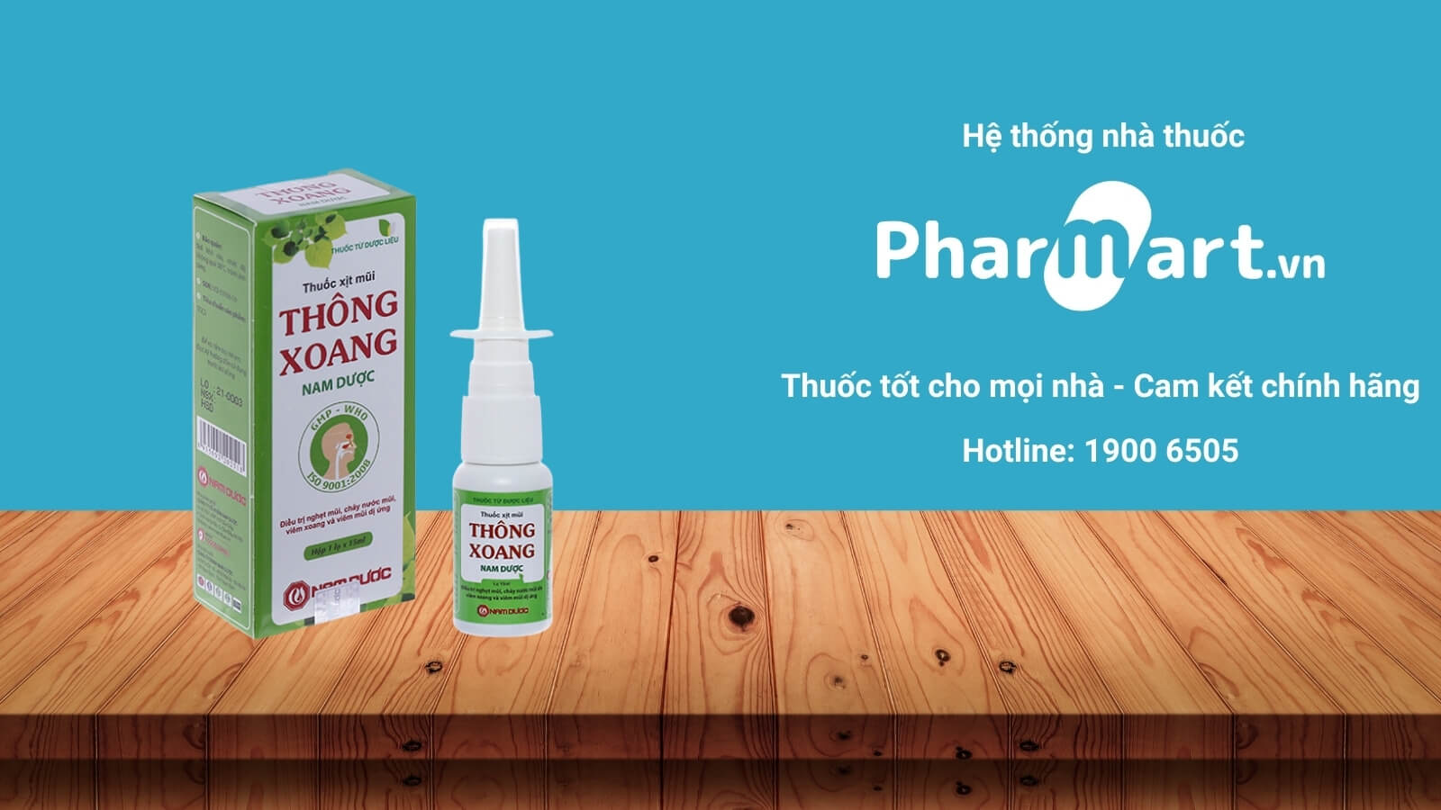 Mua thuốc xịt mũi Thông Xoang Nam Dược chính hãng tại Pharmart.vn