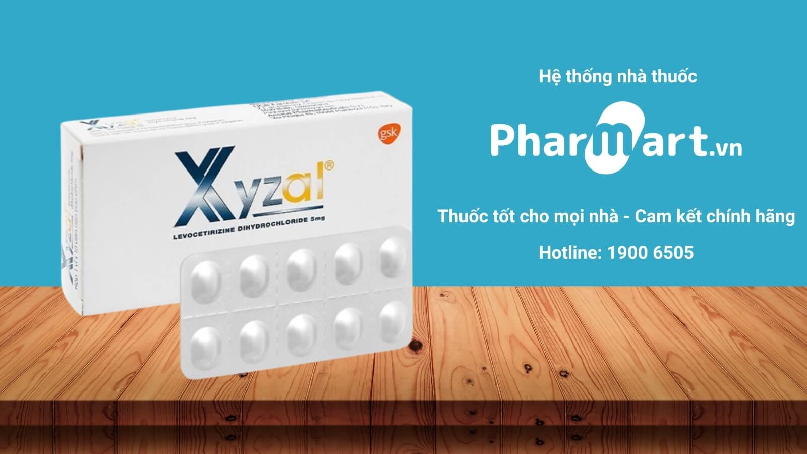 Mua Thuốc Xyzal chính hãng tại Pharmart.vn