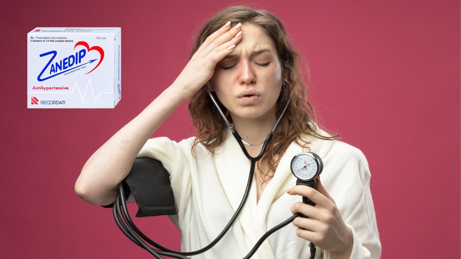Thuốc Zanedip 10mg chứa Lercanidipine có công dụng hiệu quả trong điều trị tăng huyết áp vô căn