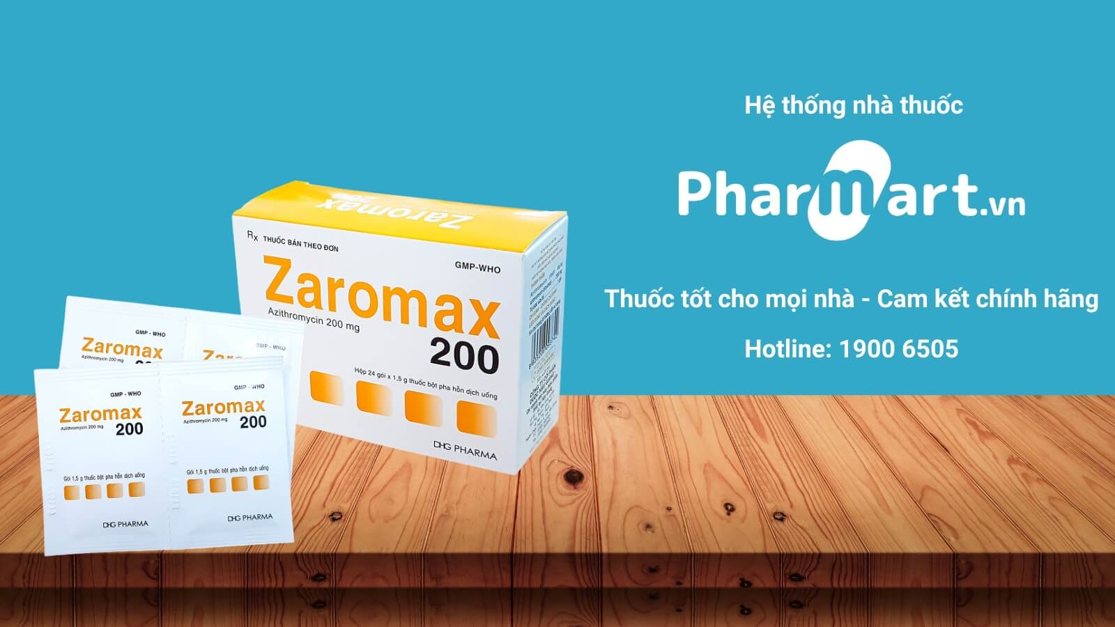 Mua Thuốc Zaromax 200mg chính hãng tại Pharmart.vn