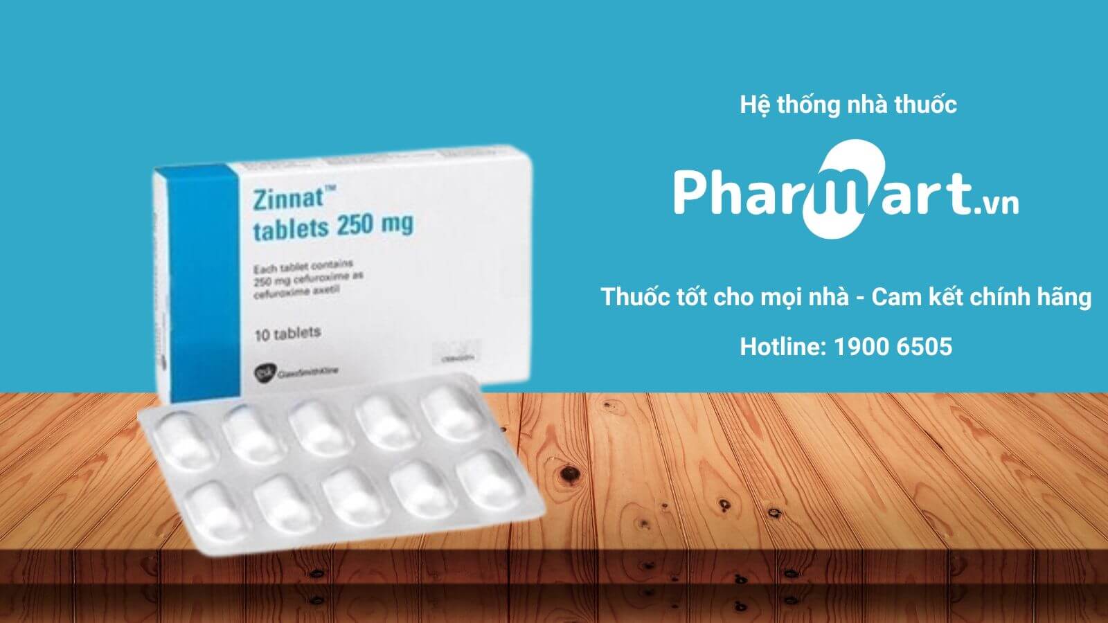 Mua ngay Zinnat 250 chính hãng tại Phartmart.vn