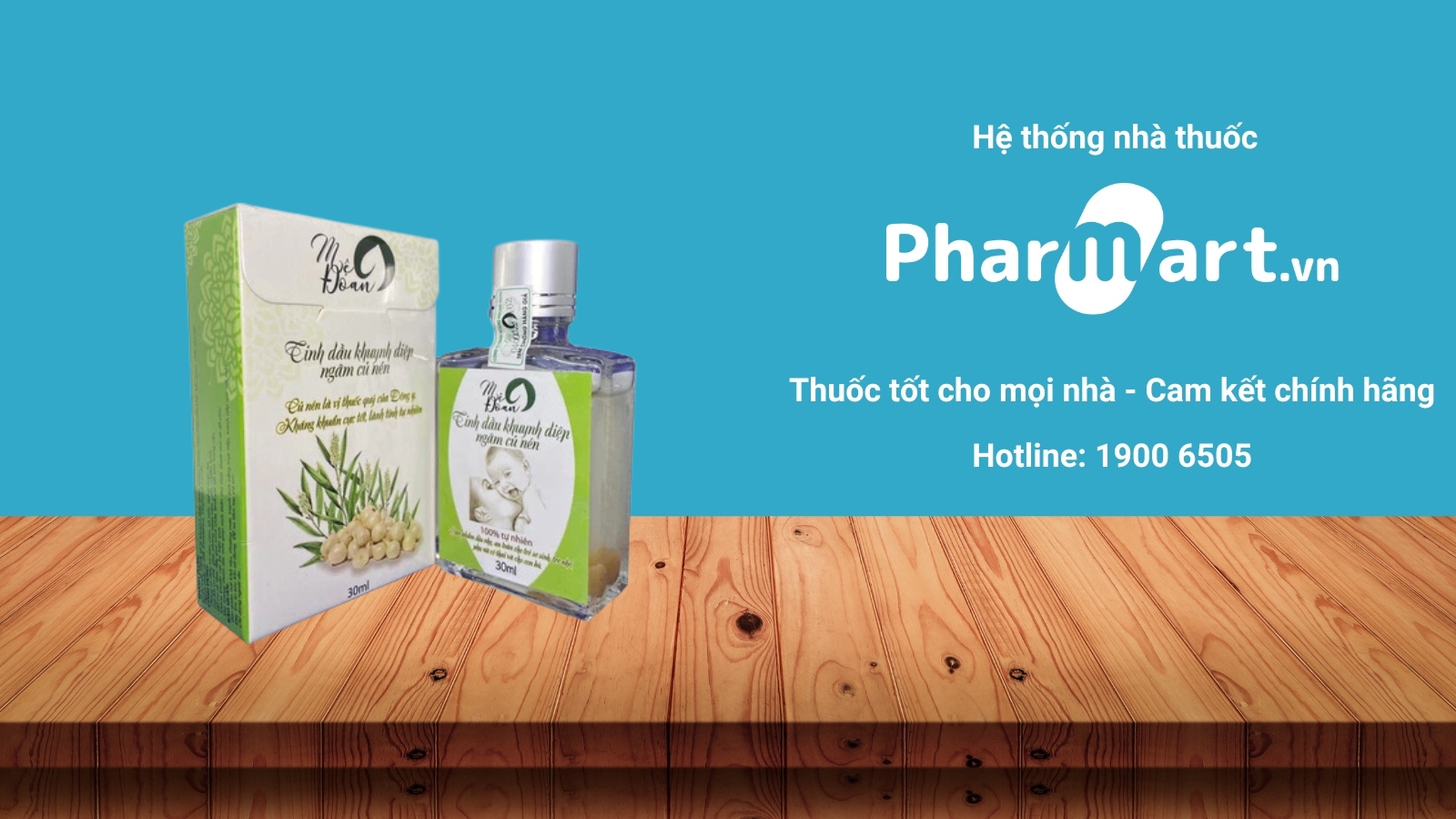 Mua ngay Tinh dầu khuynh diệp củ nén Mệ Đoan chính hãng tại Pharmart.vn