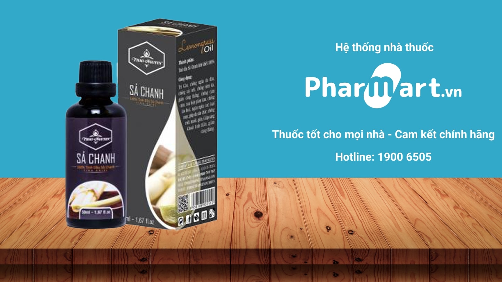 Tinh Dầu Sả Chanh Thảo Nguyên 50ml đang được bán chính hãng tại Nhà thuốc Pharmart.vn