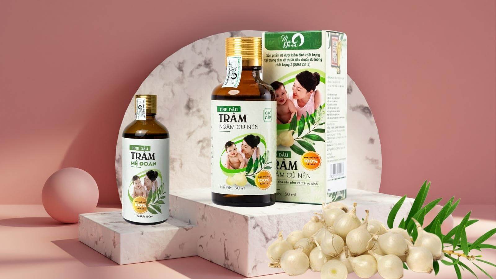 Tinh dầu tràm ngâm củ nén được sử dụng điều phòng và hỗ trợ điều trị các bệnh đường hô hấp thường gặp