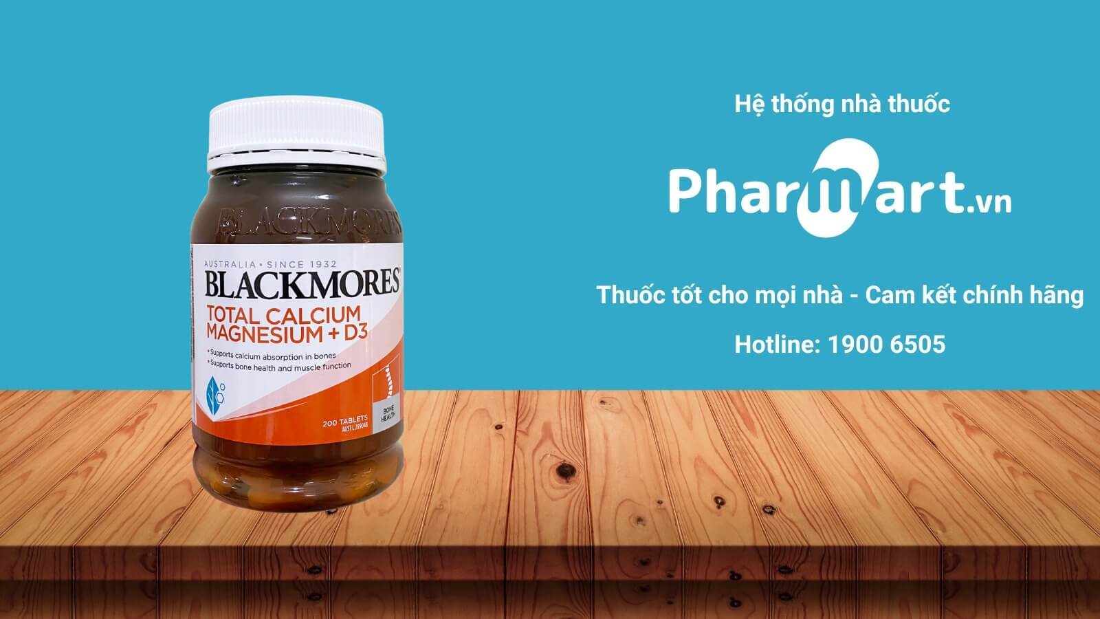 Total Calcium & Magnesium + D3 hiện đang được bán tại Nhà thuốc Pharmart.vn