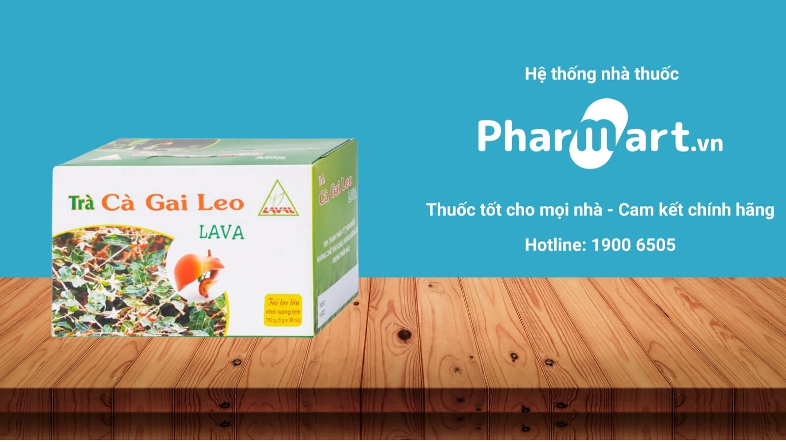 Mua ngay trà cà gia leo Lava chính hãng tại Pharmart.vn