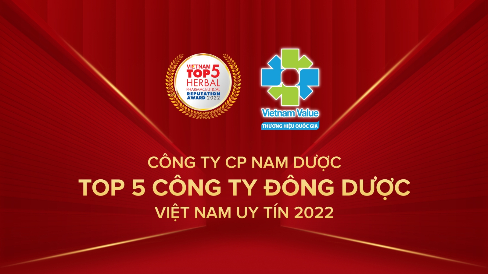 Công ty CP Nam Dược đạt được nhiều giải thưởng danh giá