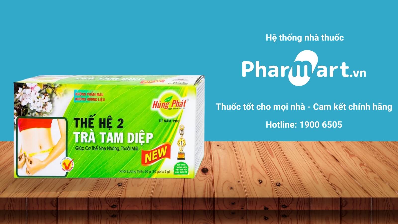 Pharmart cam kết cung cấp sản phẩm chính hãng.