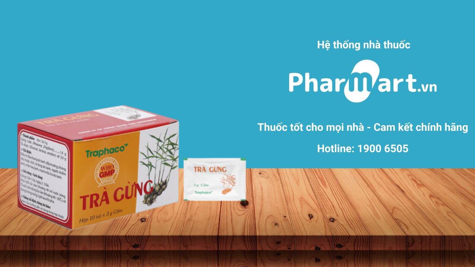 Mua Trà gừng Traphaco tại Pharmart.vn
