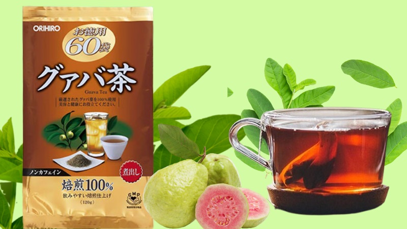 Trà giảm cân tinh chất lá ổi Orihiro Guava Nhật Bản 60 gói - MICHIKO