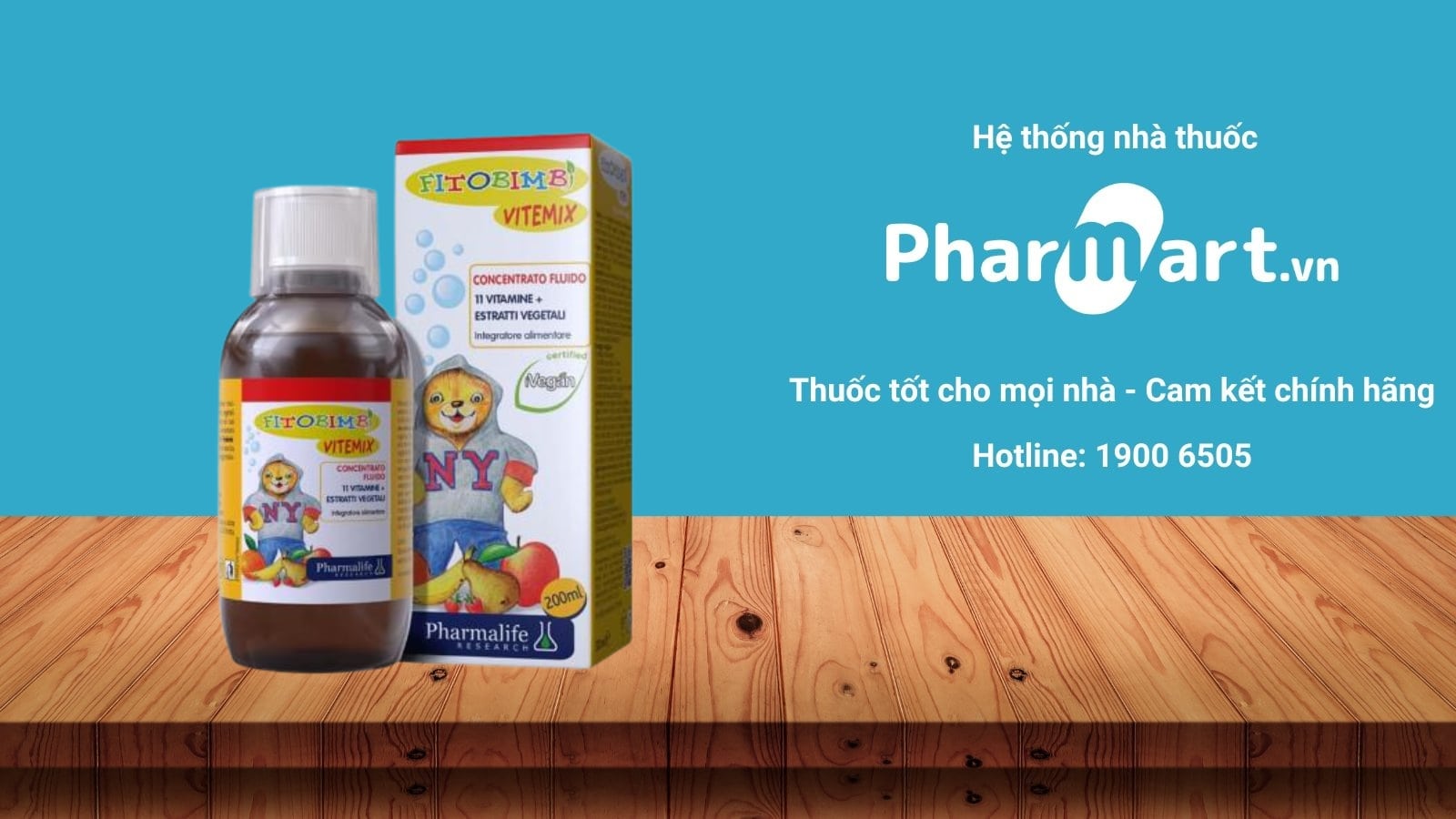 Liên hệ Pharmart.vn để đảm bảo mua Fitobimbi Vitemix chính hãng