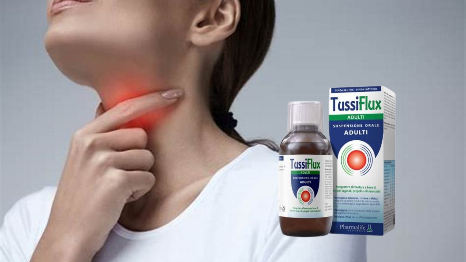 Tussiflux Adult -Hỗ trợ làm dịu họng, giảm triệu chứng ho, đau rát họng, ho có đờm, khản tiếng