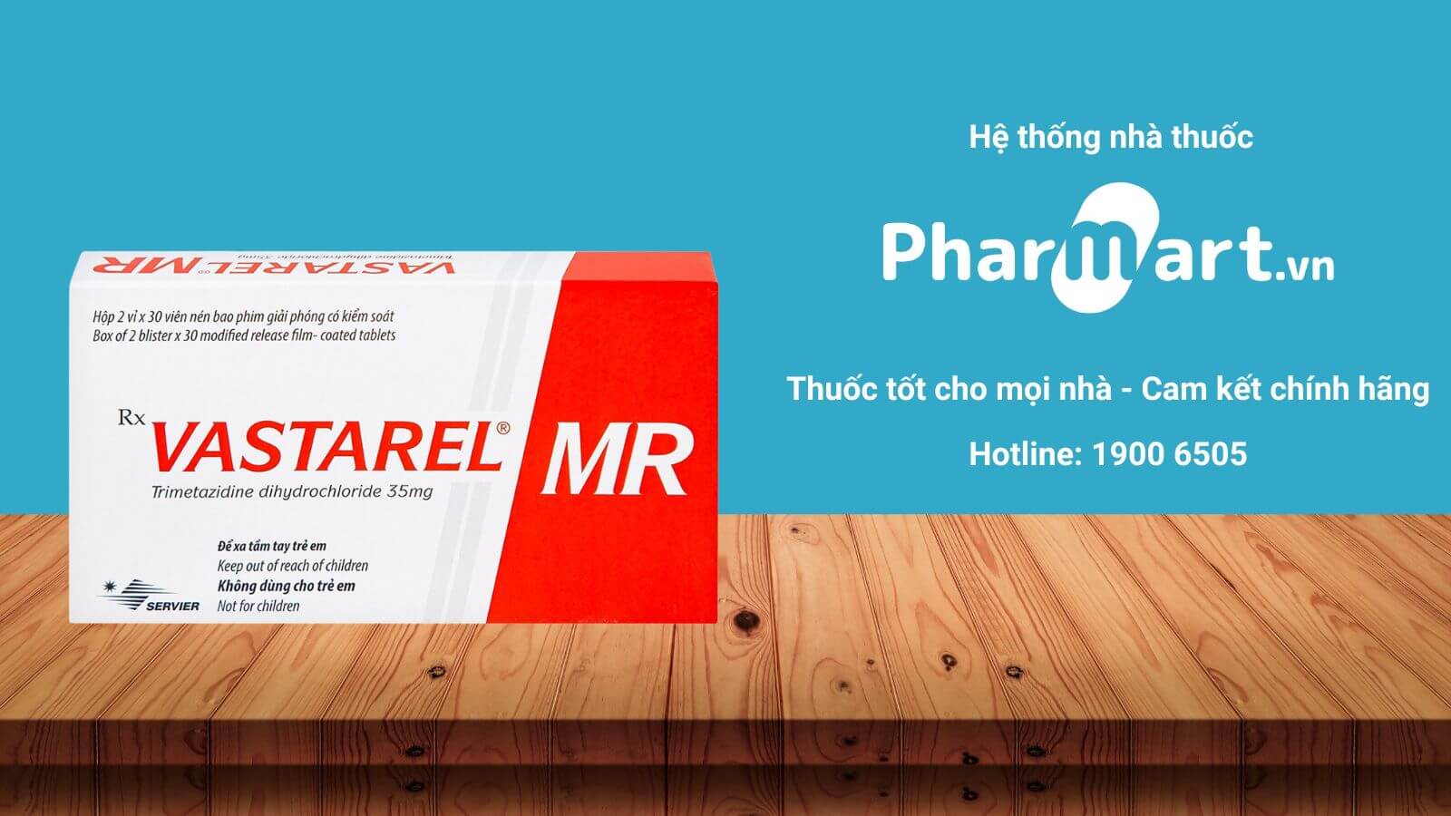 Mua ngay Vastarel MR 35mg tại Pharmart.vn