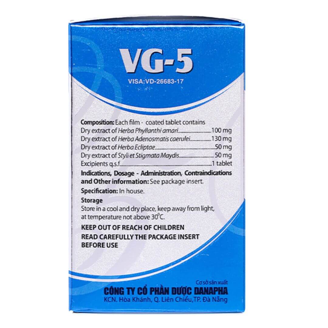 Vg5 Đà Nẵng - Pharmart.vn