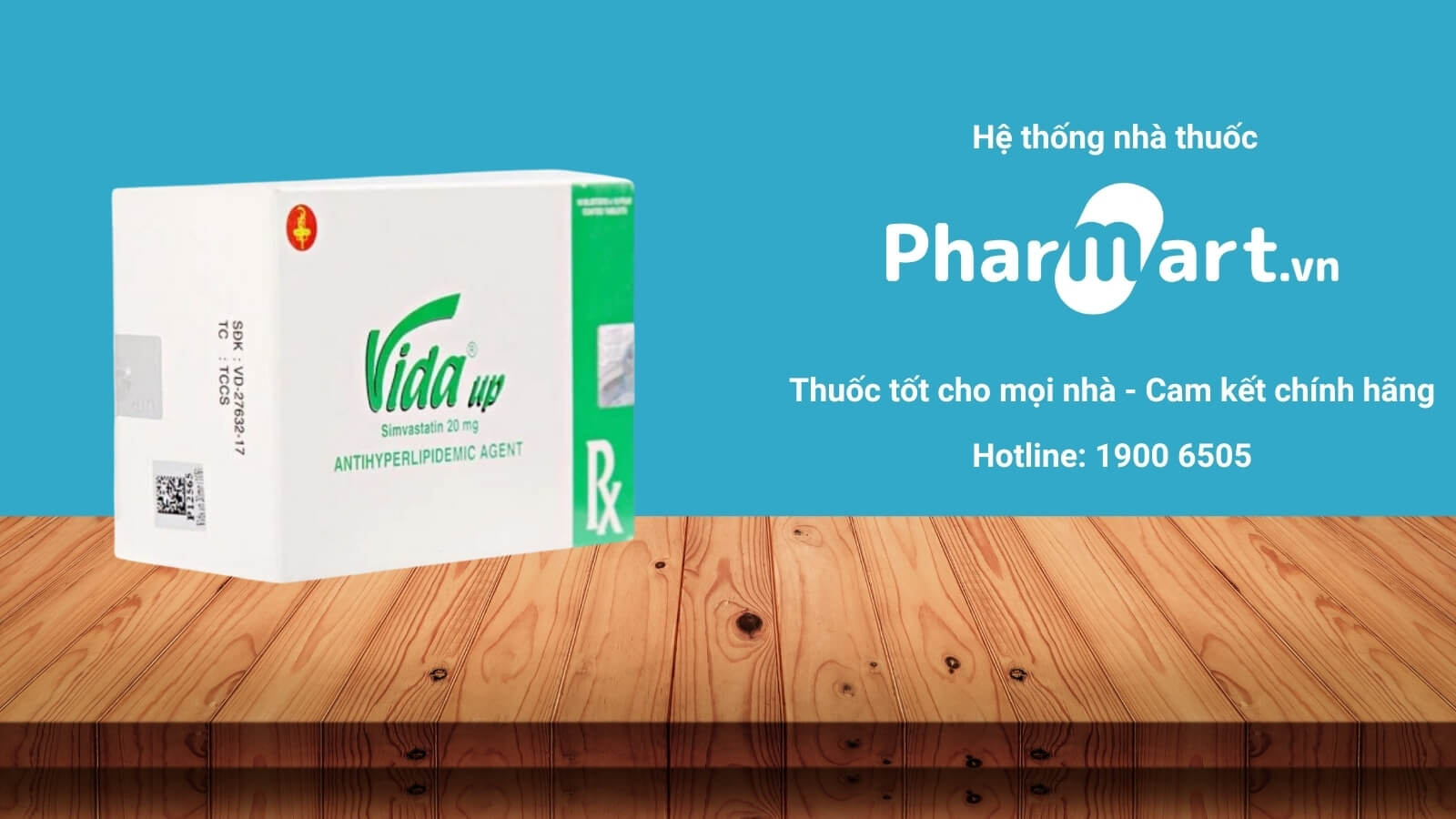 Mua ngay thuốc Vida up 20mg tại Pharmart.vn