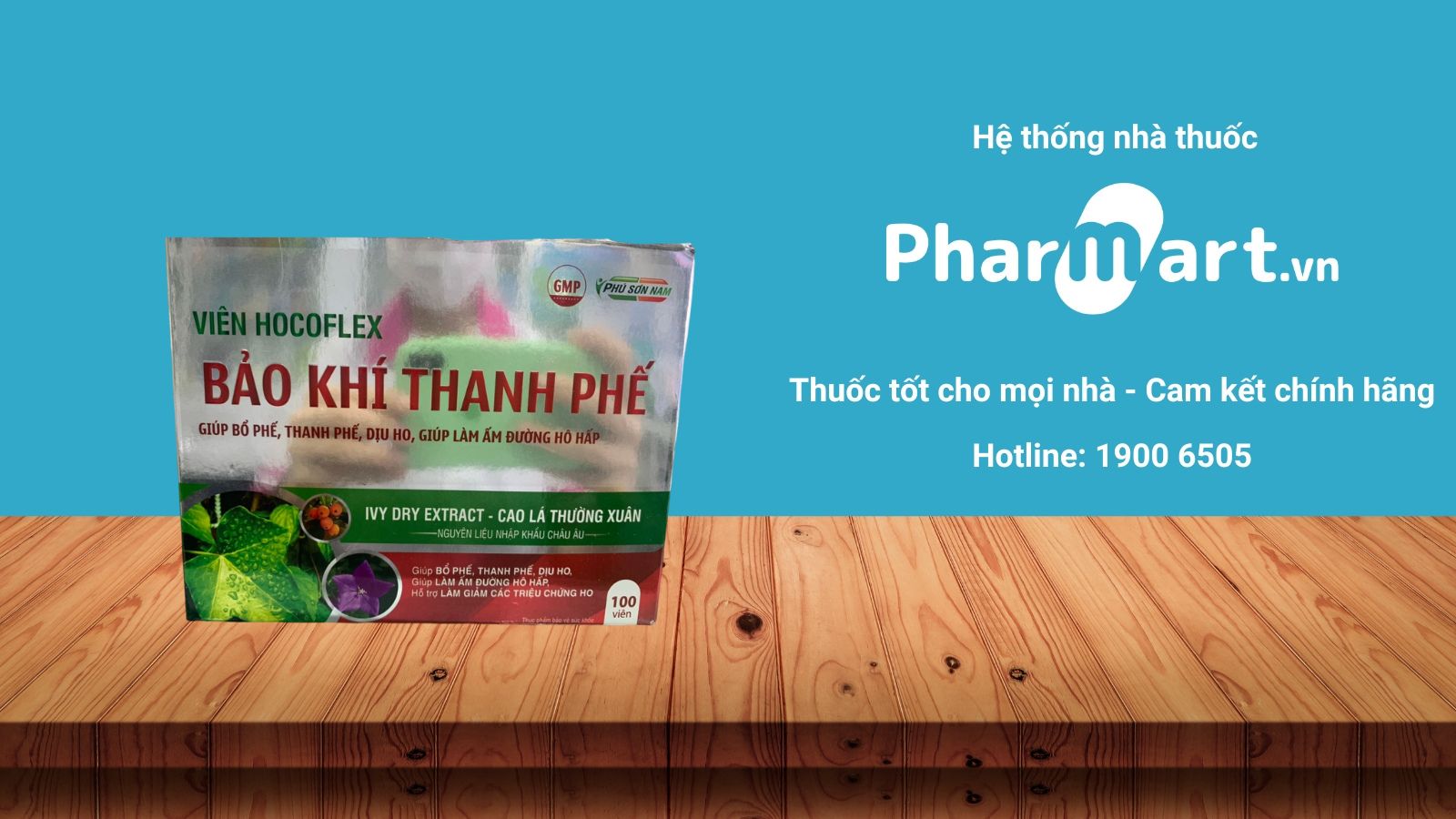 Viên Bảo Khí Thanh Phế đang được bán chính hãng tại Nhà thuốc Pharmart.vn