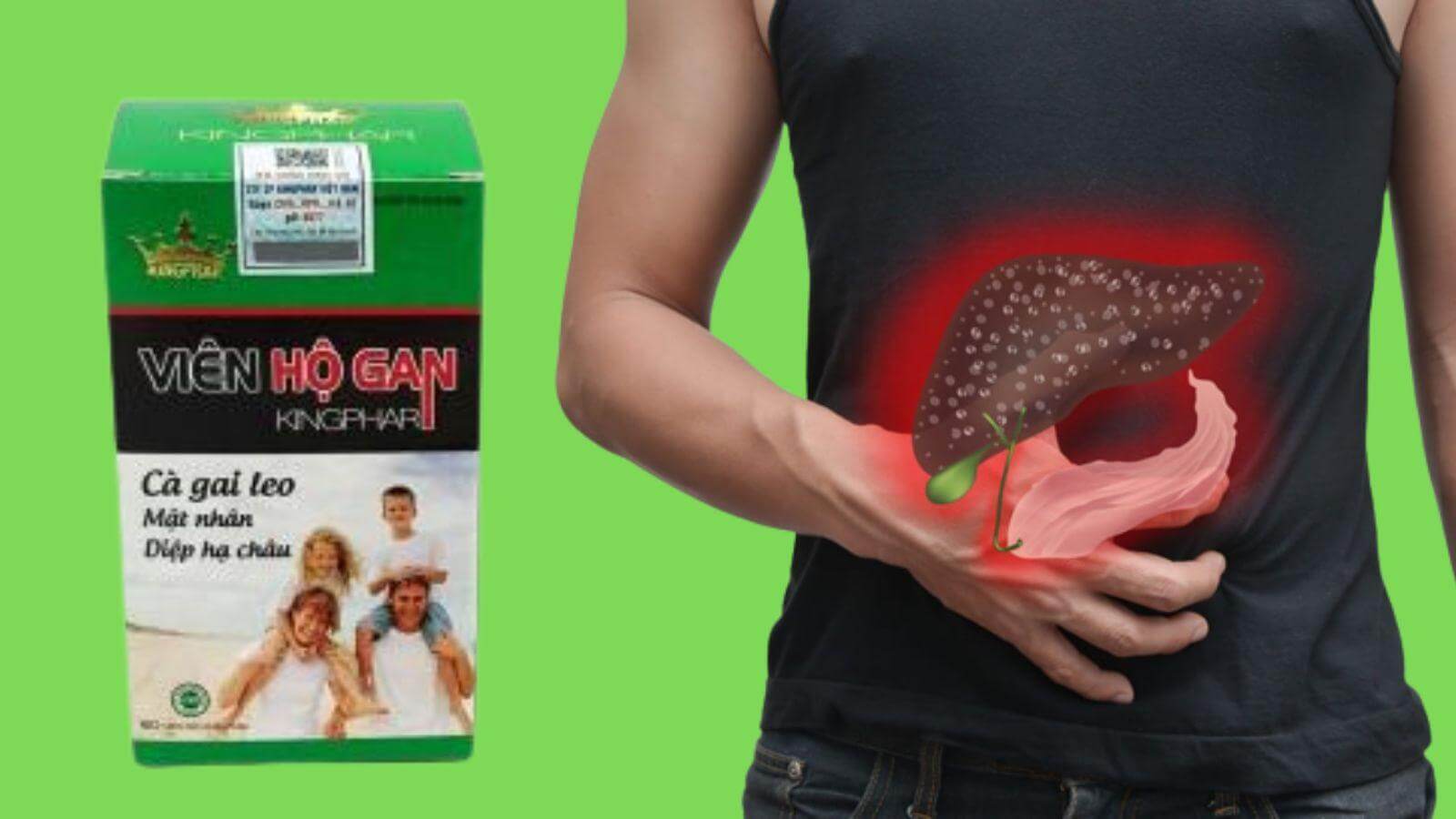 Viên Hộ Gan Kingphar đạt tiêu chuẩn GMP
