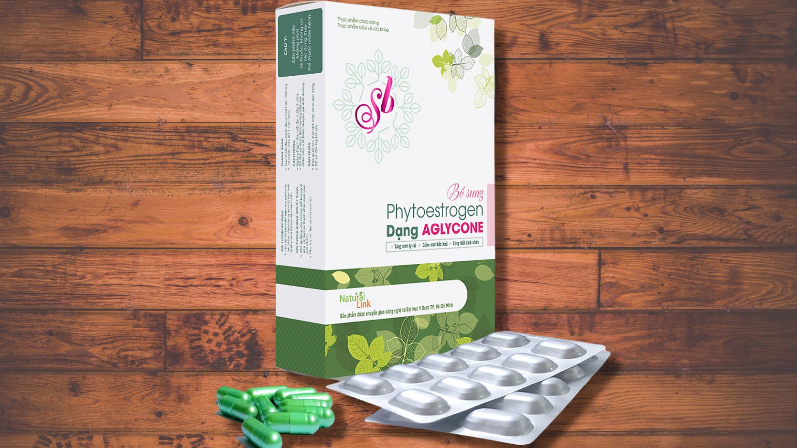 SB Phytoestrogen Natural Link bổ sung phytoestrogen dạng Aglycone