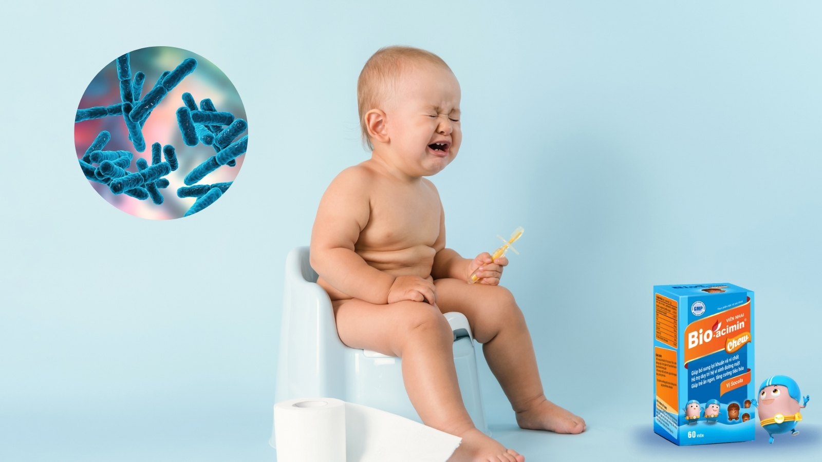 Các lợi khuẩn giúp cân bằng hệ vi sinh đường ruột, cải thiện các vẫn đề rối loạn tiêu hóa cho trẻ