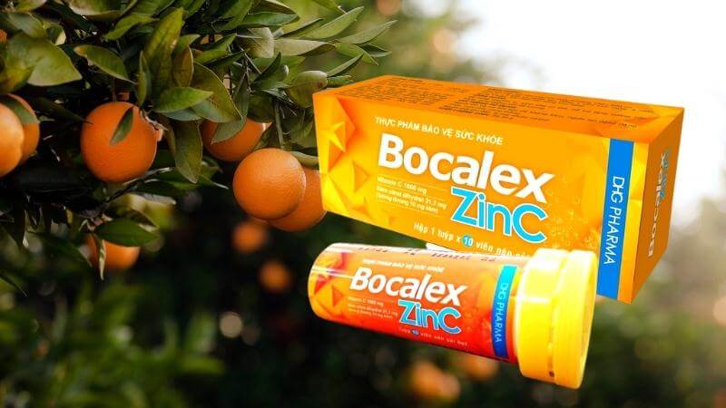 Viên sủi Bocalex ZinC tăng cường đề kháng cơ thể