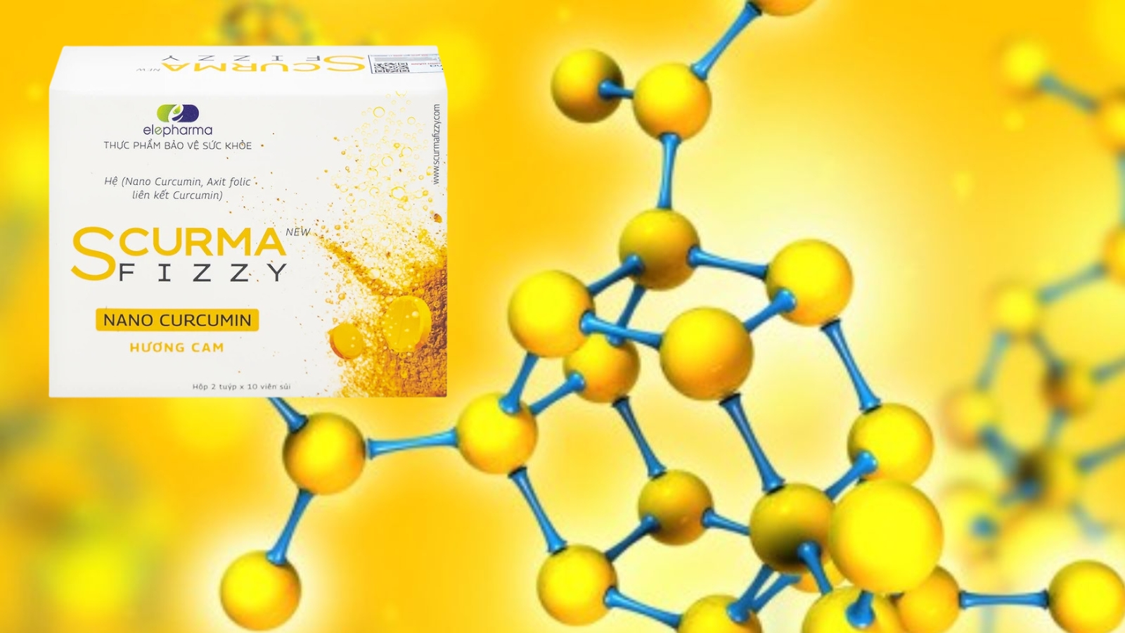 Nano Curcumin thành phần chính trong viên sủi ứng dụng công nghệ hướng đích