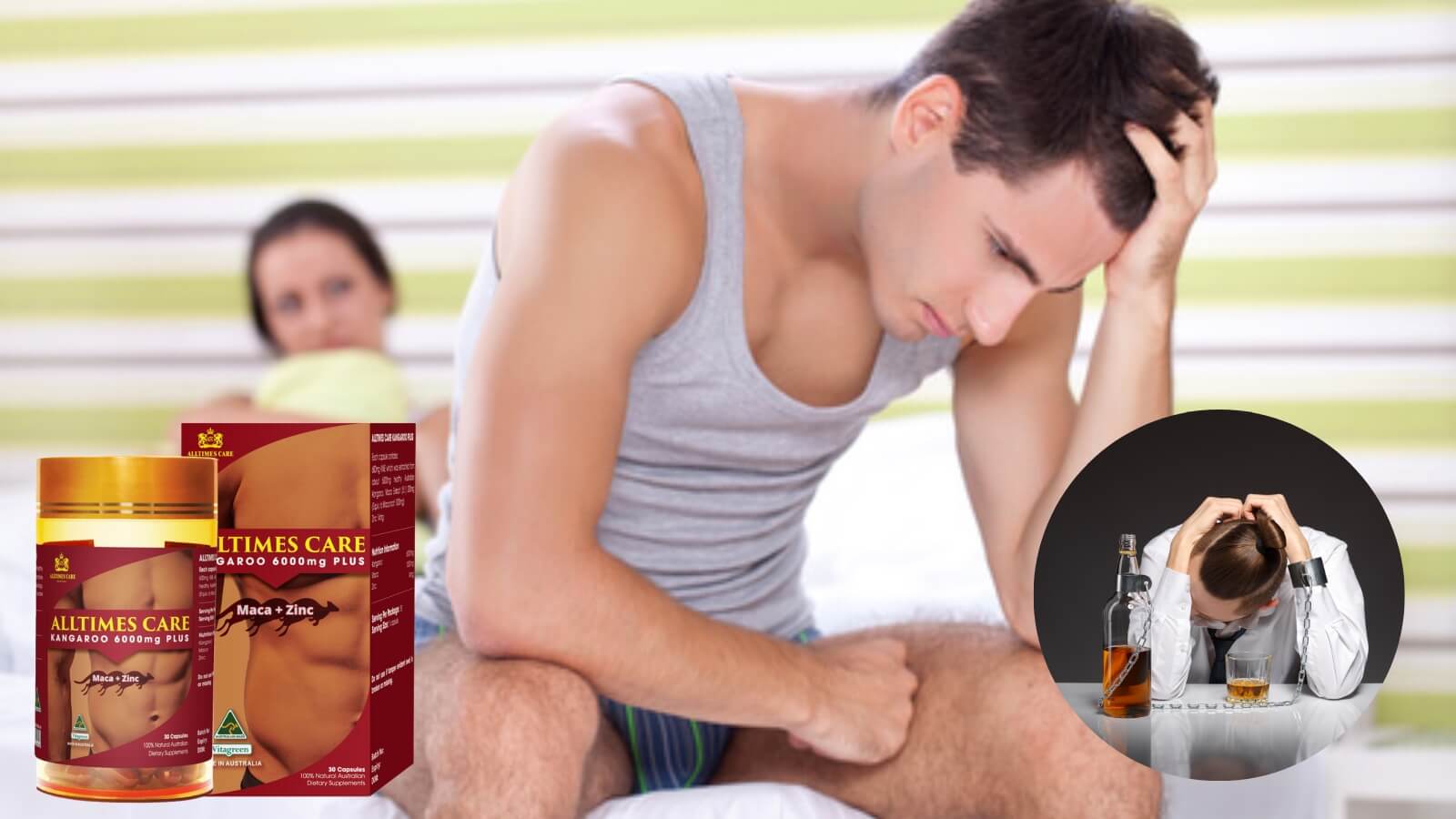 Alltimes Care Kangaroo 6000mg Plus giúp tăng cường sinh lực phái mạnh.