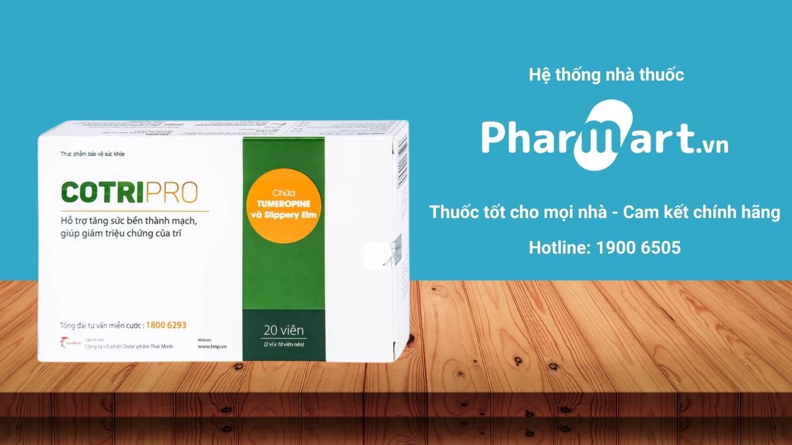 Viên uống CotriPro hiện đang được bán tại Nhà thuốc Pharmart.vn