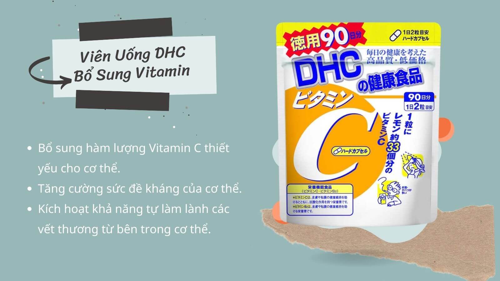 Tác dụng của viên uống DHC