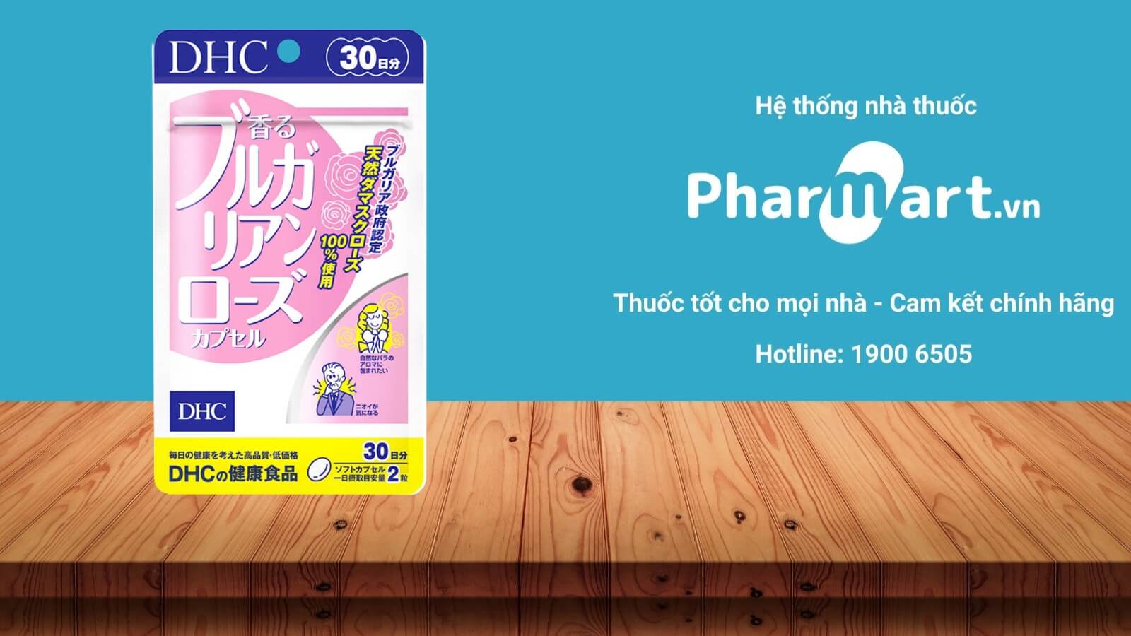 Viên uống DHC thơm cơ thể (30 ngày) được phân phối chính hãng tại Pharmart