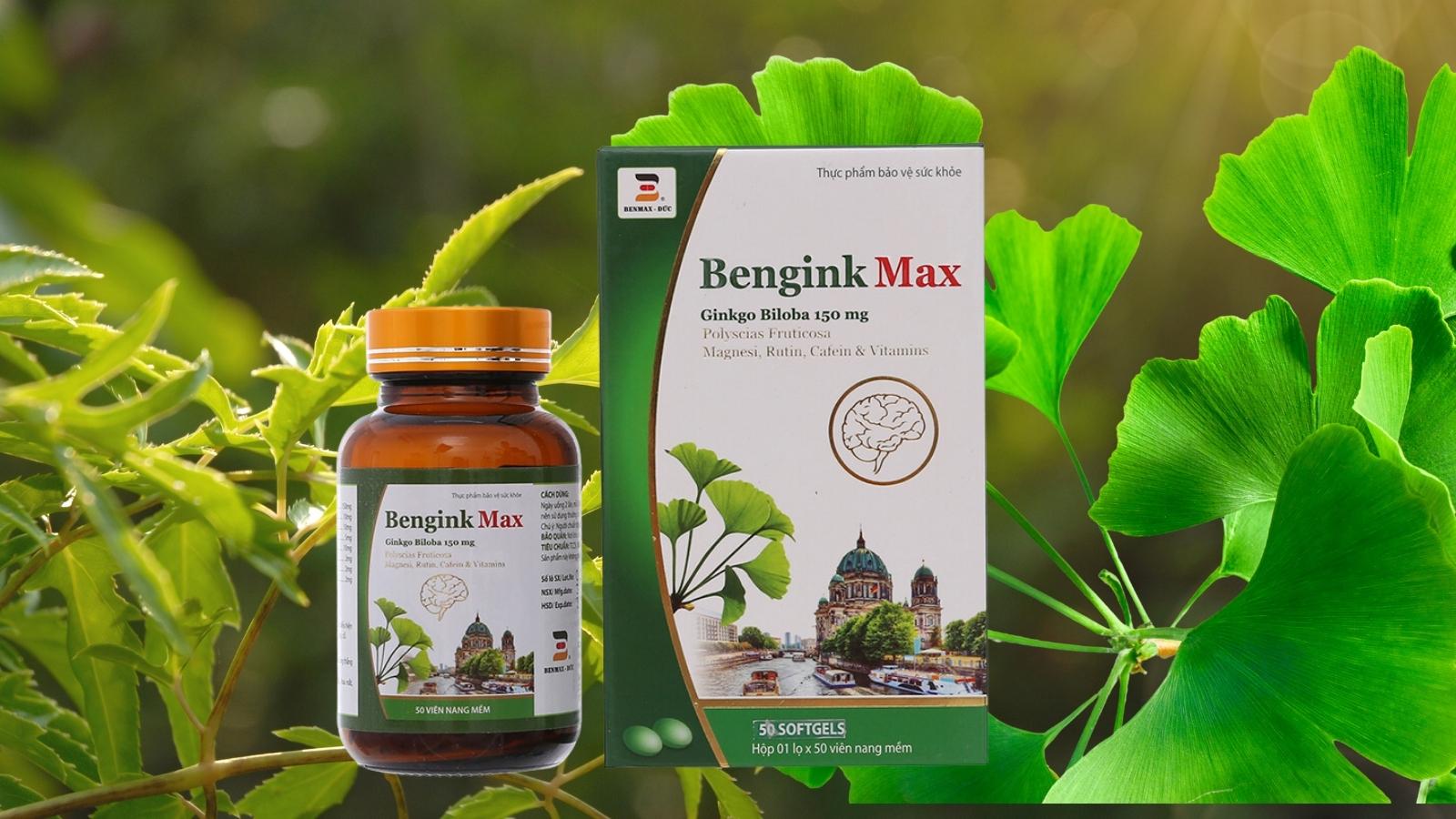  Bengink Max hỗ trợ tăng tuần hoàn máu não 