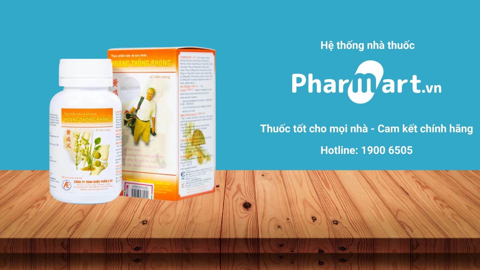 Pharmart.vn chuyên cung cấp Hoàng Thống Phong chính hãng, đầy đủ giấy tờ cấp phép của Bộ Y tế