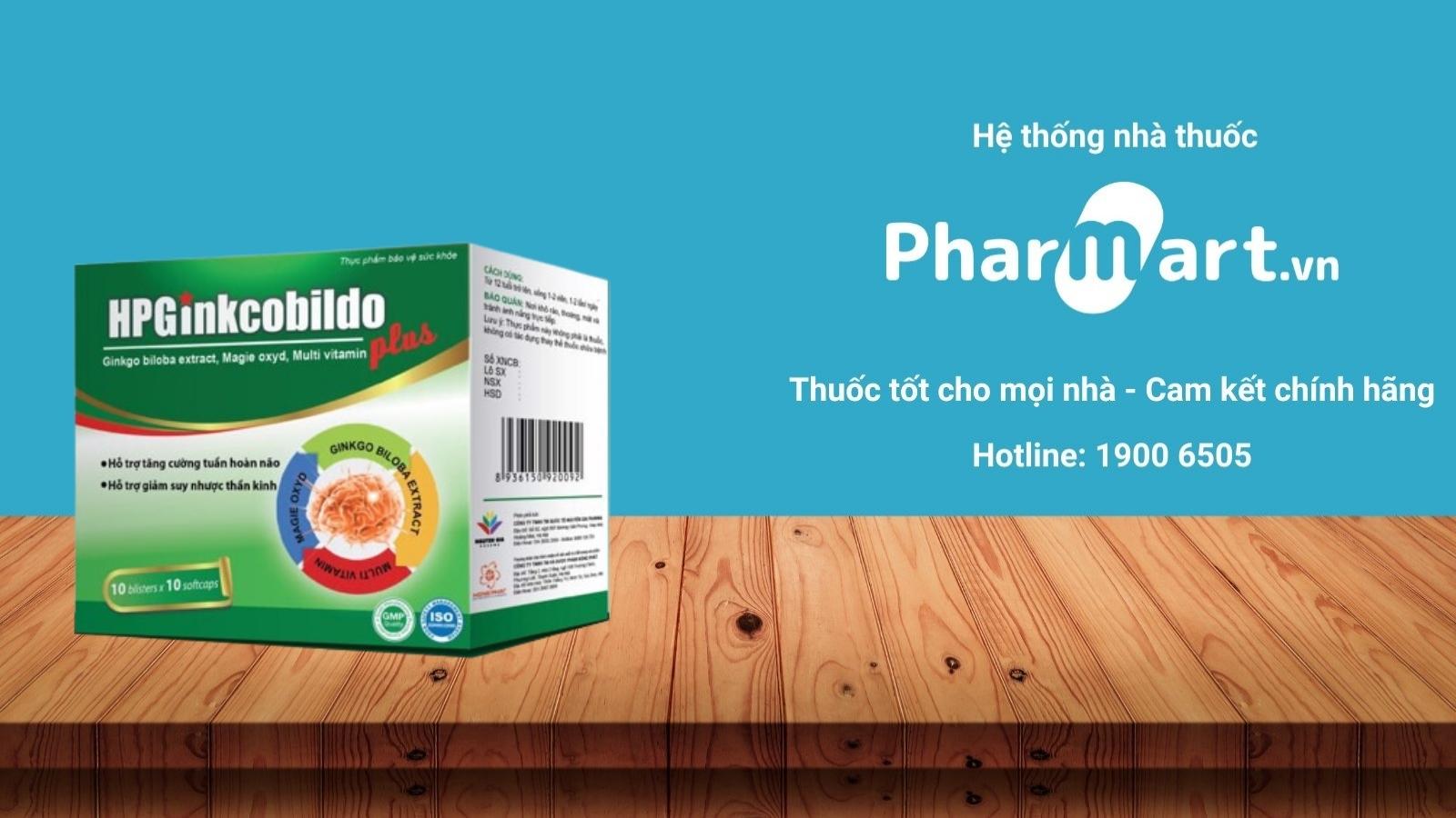Giá và địa chỉ mua Viên uống HP Ginkcobildo plus uy tín, chất lượng