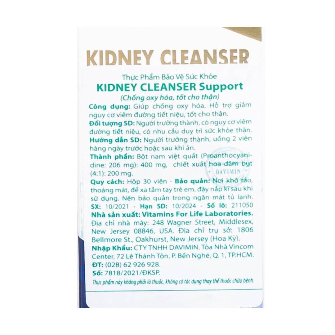 Kidney Cleanser Support 6