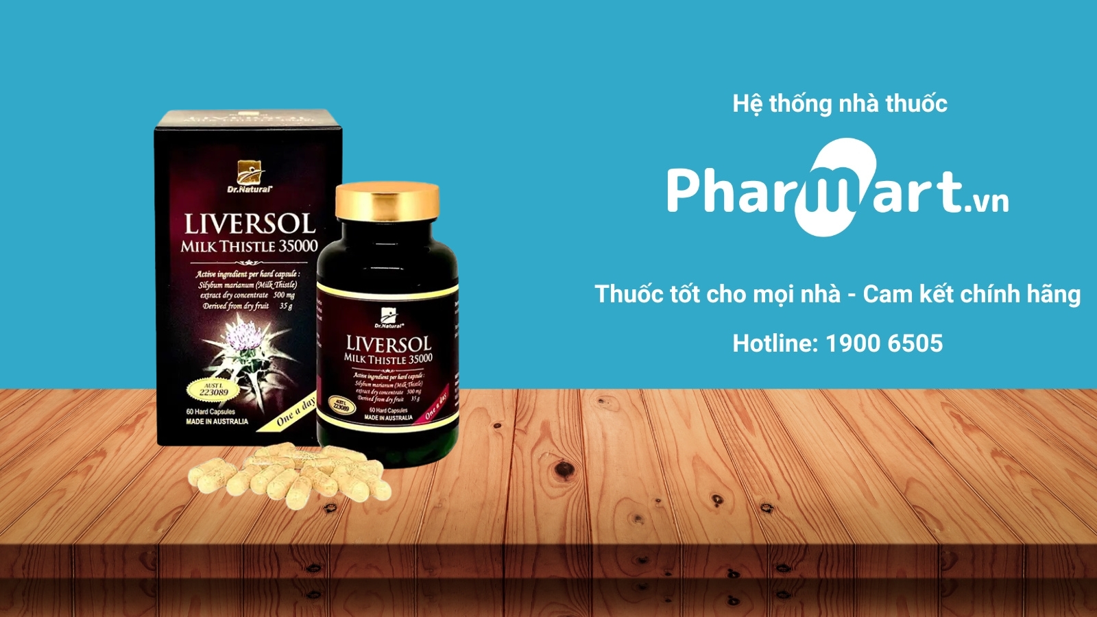 Mua ngay Viên uống LiverSol Milk Thistle 35000 chính hãng tại Pharmart.vn